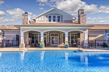Sparkling Swimming Pool at Crabtree Lakeside in Raleigh, NC